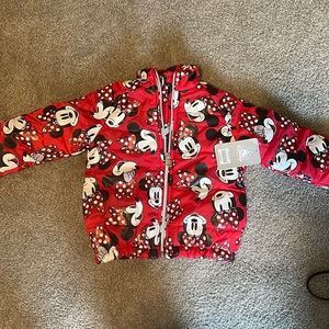 Disney Minnie Mouse red jacket. Size 2. New with tags